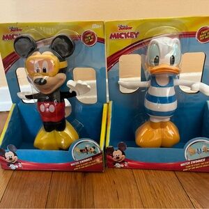 Disney Mickey and Donald Bath Swimmer Toys